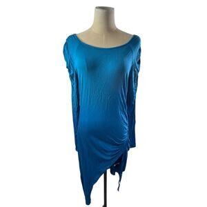 "VENUS" Jersey Summer Suit Cover Up Ruched Sleeves and Dress Size M Lightweight